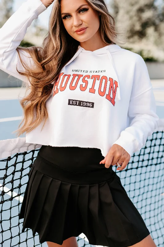 ""Houston"" Graphic - Multiple Shirt Options (White) - Print On Demand