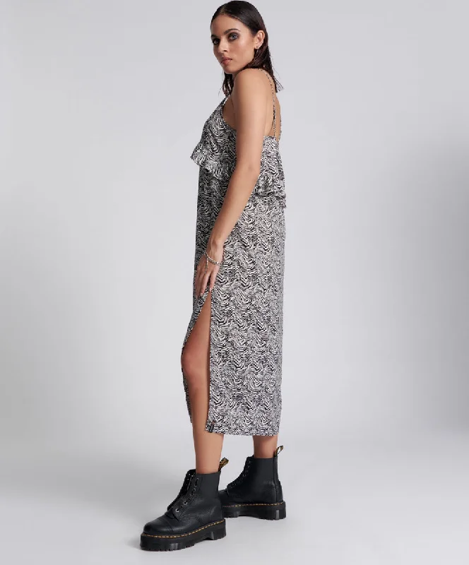 INTERFERENCE SLIP DRESS