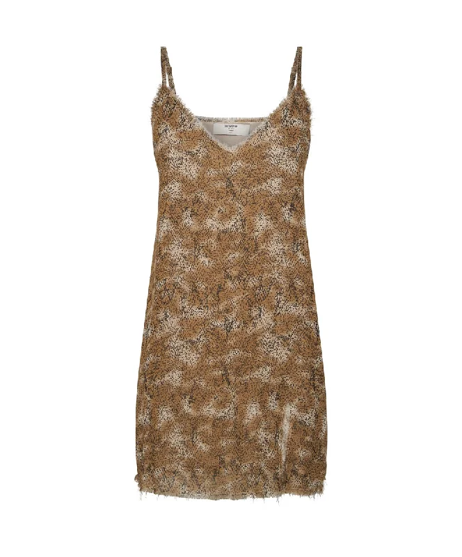 MYSTERIOUS SNAKE SLIP DRESS