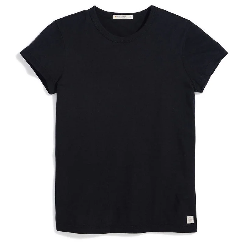 Marine Layer Women's Black Signature Crew