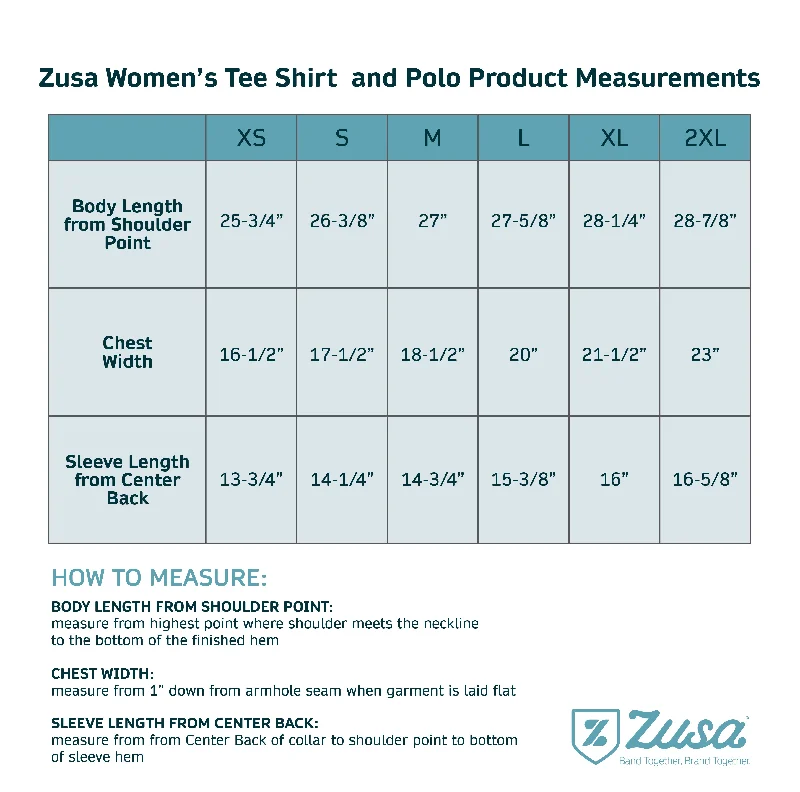 Zusa 3 Day Women's Charcoal Breezy Tee 2.0