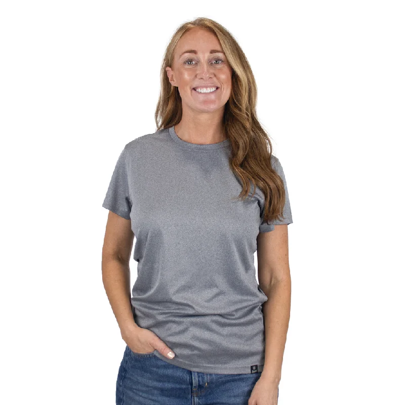 Zusa 3 Day Women's Charcoal Breezy Tee 2.0