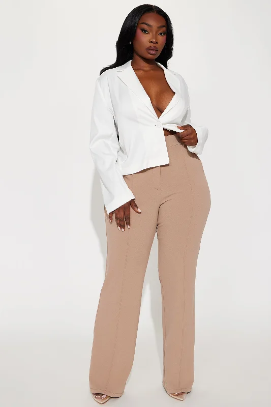 About My Business Cropped Blazer - Ivory