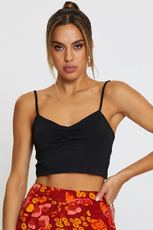 Black Crop Top