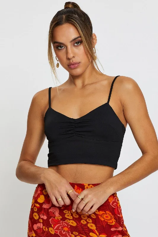 Black Crop Top