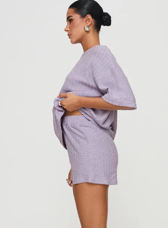 Cammie Knit Set Lilac