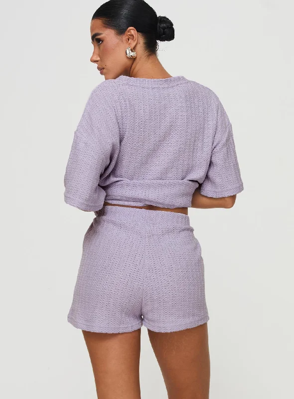 Cammie Knit Set Lilac