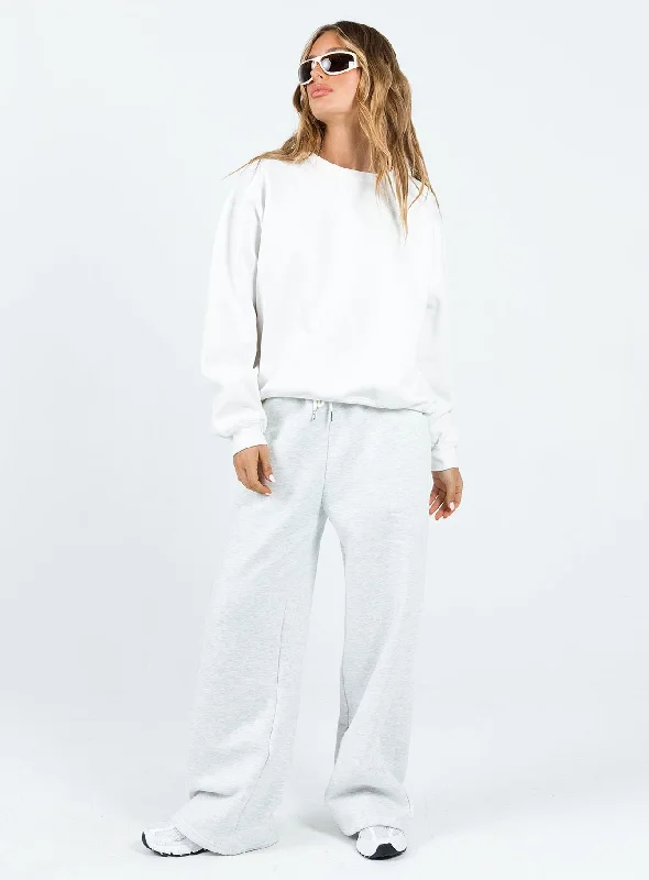 Health Sweatshirt White