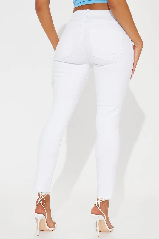 Highly Selective Stretch Skinny Jeans - White