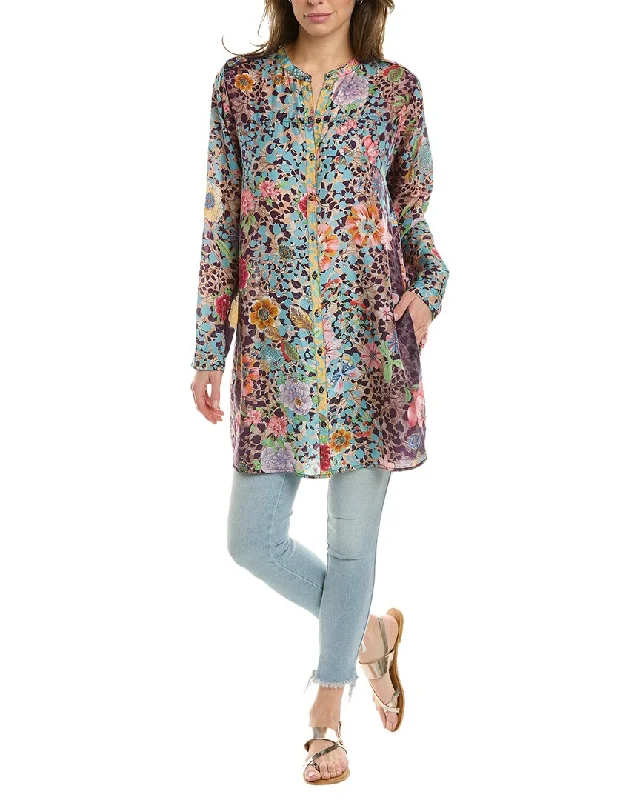 Johnny Was Joy Vanda Silk Tunic