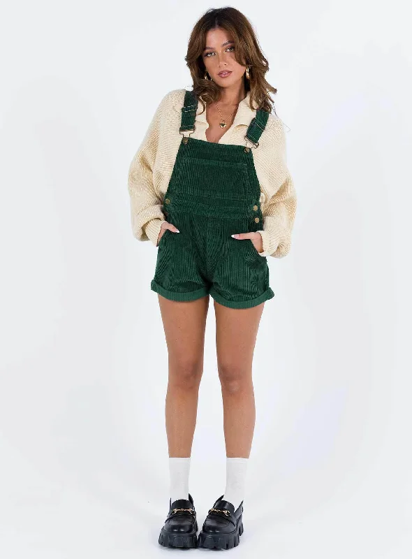 Kacey Overalls Khaki Petite