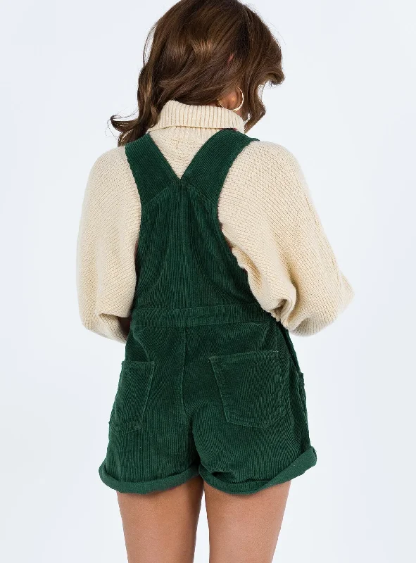 Kacey Overalls Khaki Petite