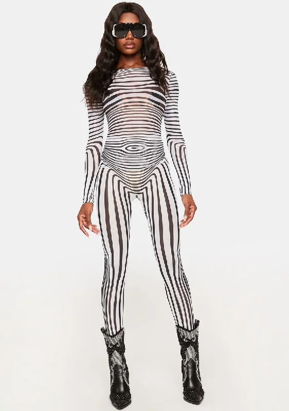 New Visions Striped Pants Set