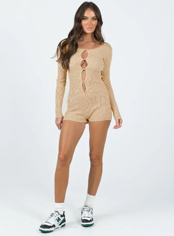 Odie Romper Beige