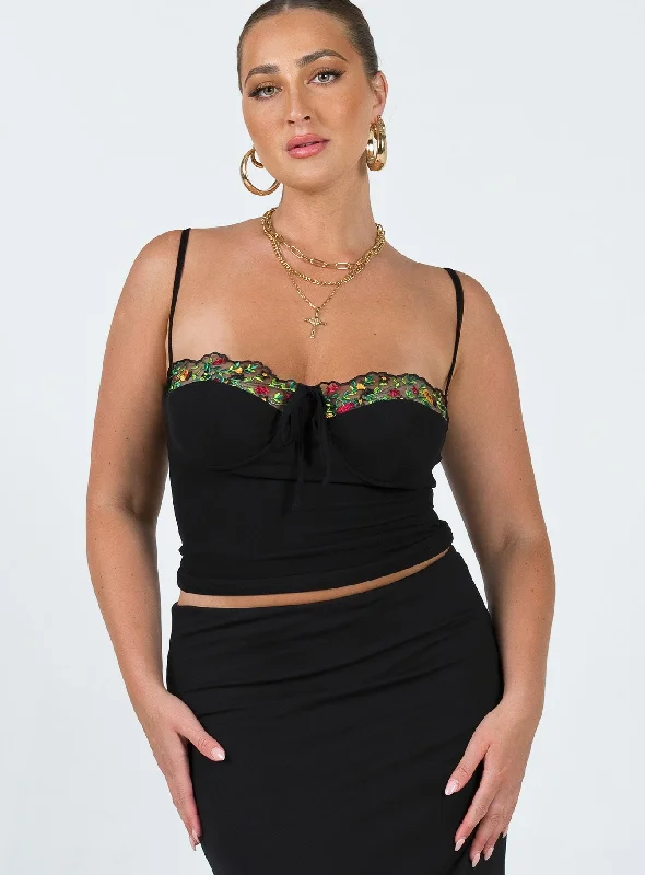 Sarella Bustier Top Black