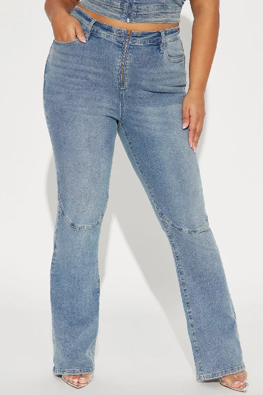 So Compatible Bootcut Jeans - Medium Wash