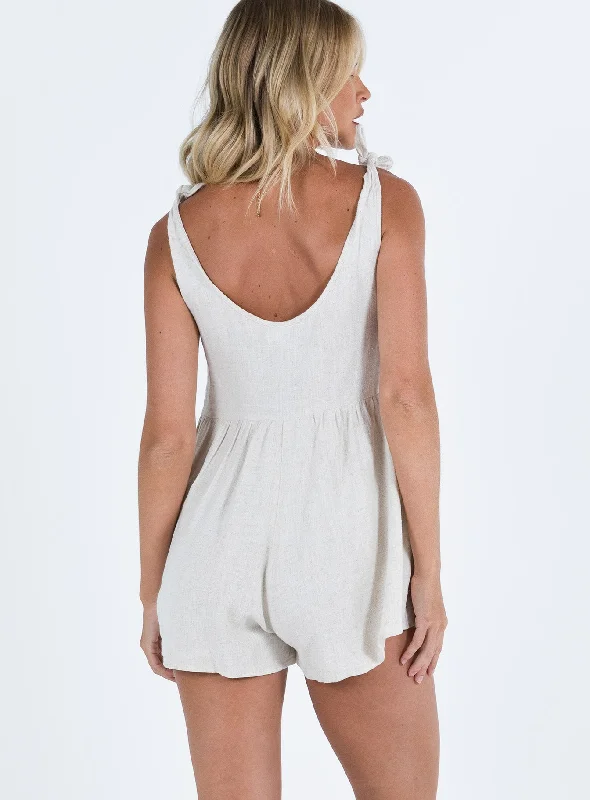 Tay Romper Beige Tall