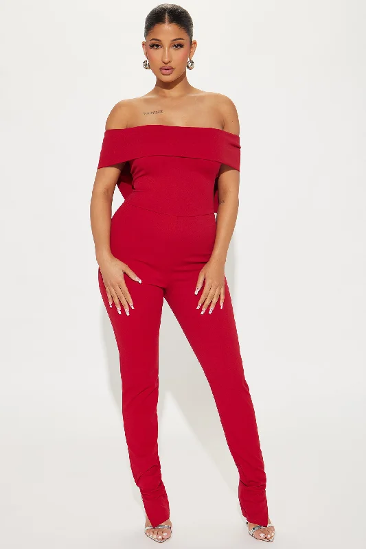 The Best Gift Jumpsuit - Red