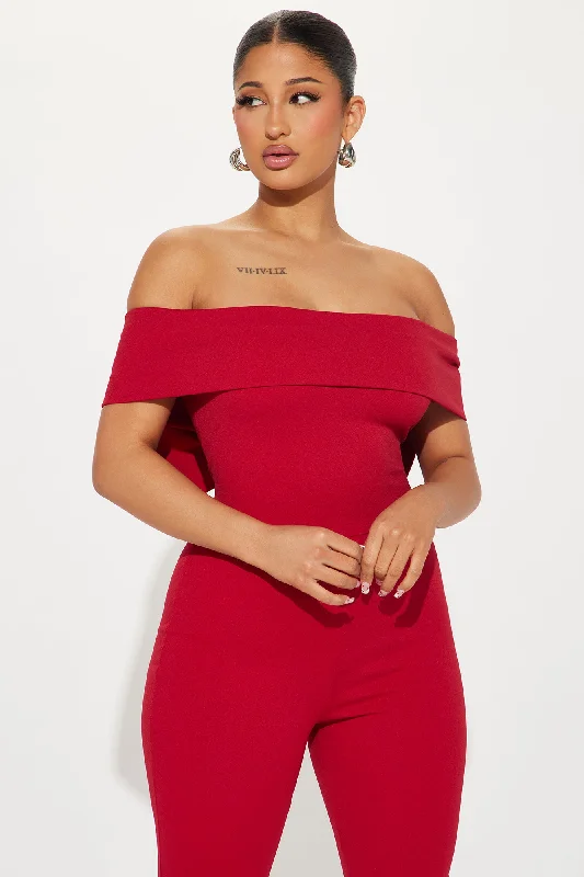 The Best Gift Jumpsuit - Red