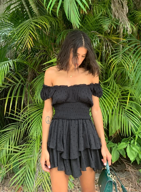 The Love Galore Romper Black Tall