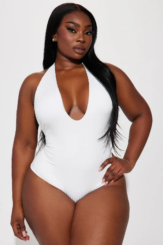 Andrea Halter 1 Piece Swimsuit - White