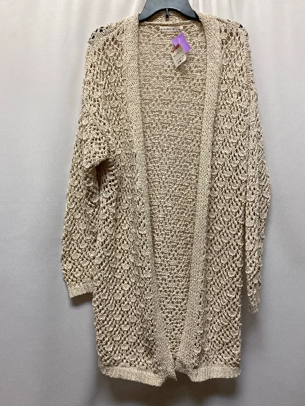 Beige Sweater Cardigan Clothes Mentor, Size Xl