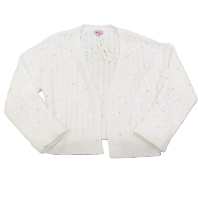 Cream Sweater Cardigan By Miami, Size: Xs