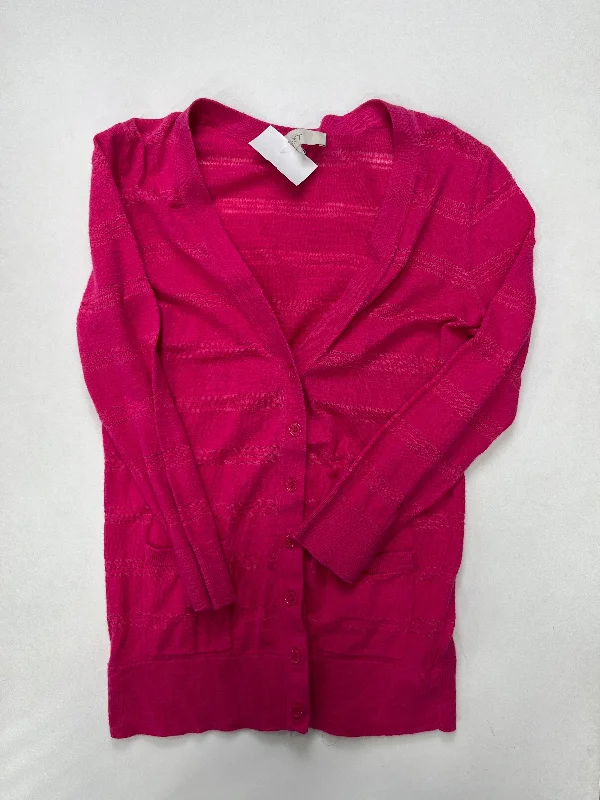 Fuschia Cardigan Loft O, Size S