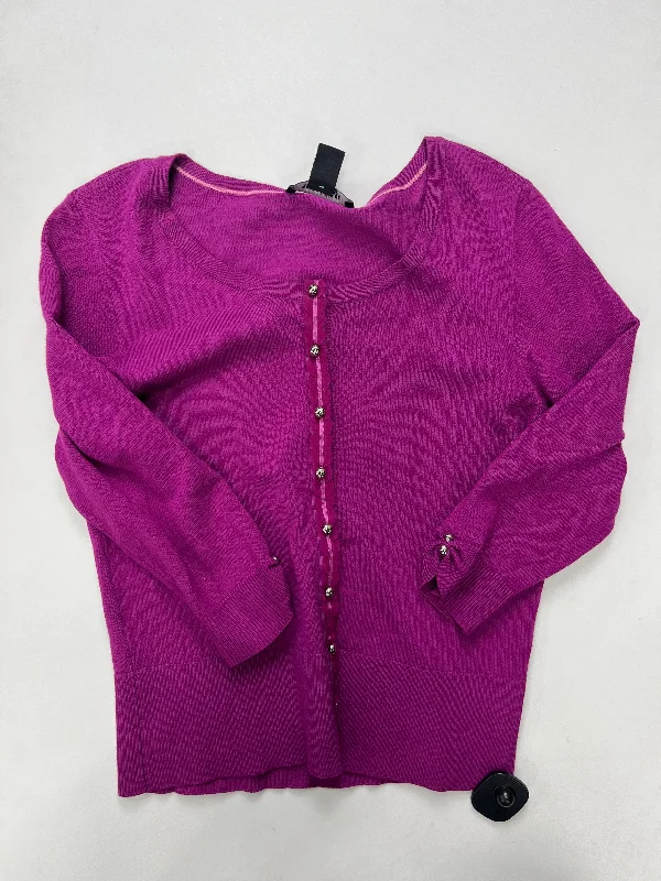 Magenta Sweater Cardigan White House Black Market, Size S