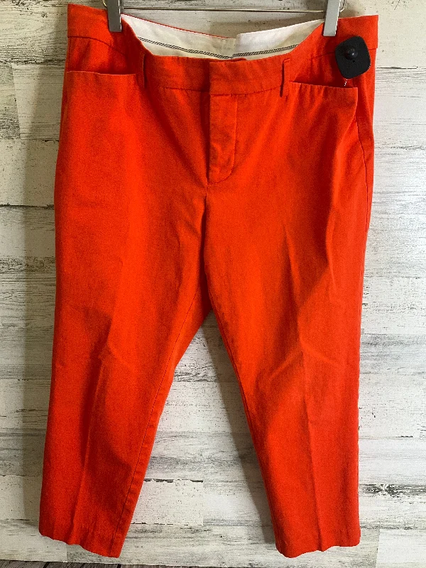 Pants Cropped By Stylus In Orange, Size: 14