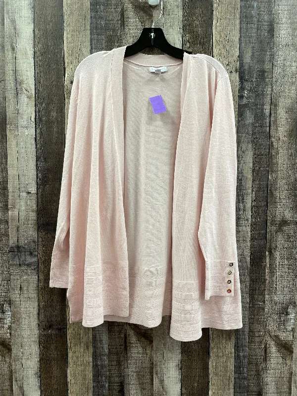 Pink Cardigan Charter Club, Size L