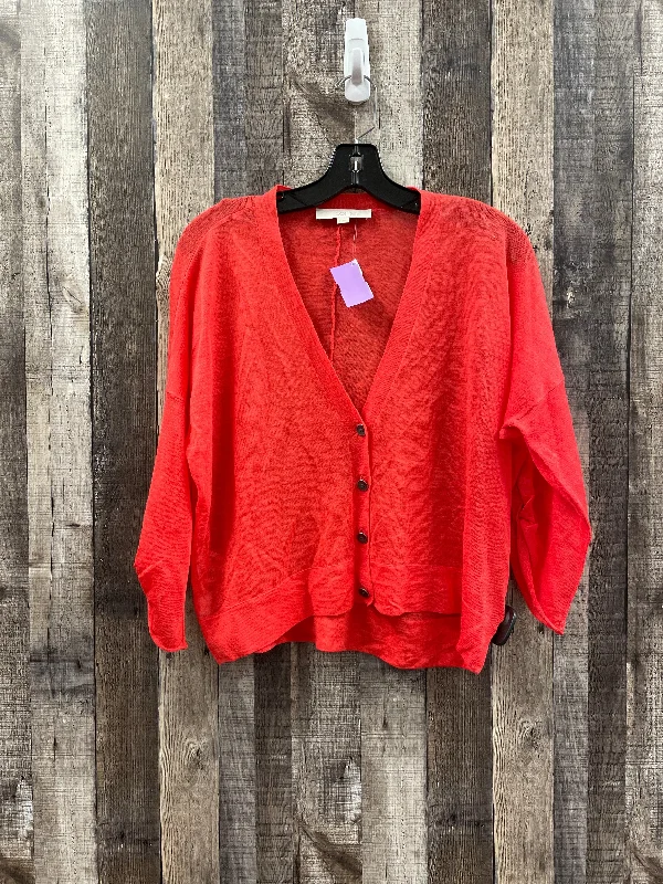 Red Cardigan Loft, Size L