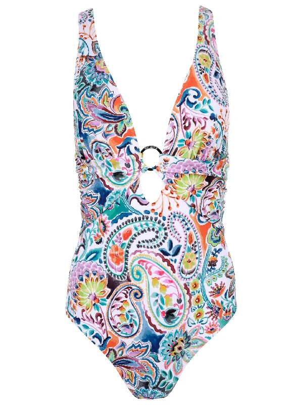 Criss Cross One Piece - Fiesta Floral