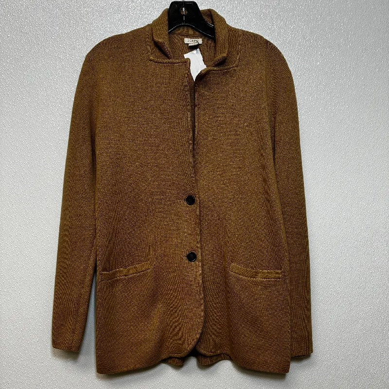 Tan Cardigan J Crew O, Size S