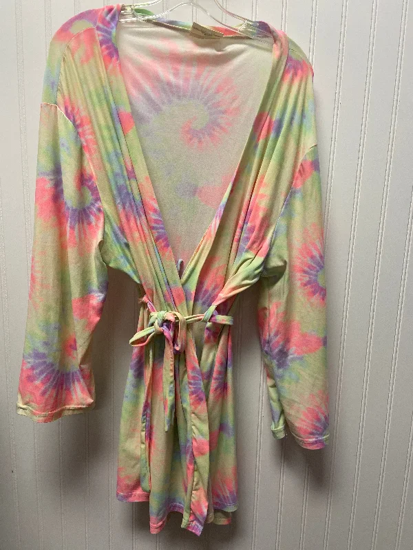 Tie Dye Print Robe Bobbie Brooks, Size L