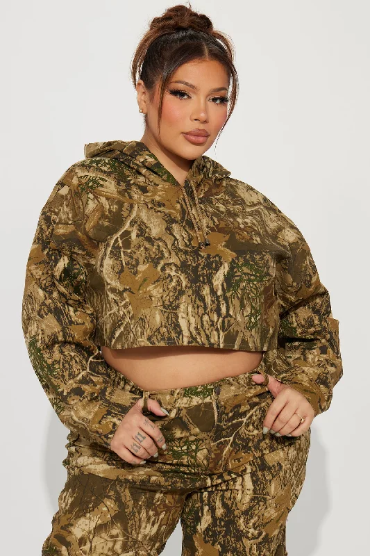 On The Lookout Camo Pant Set - Olive/combo