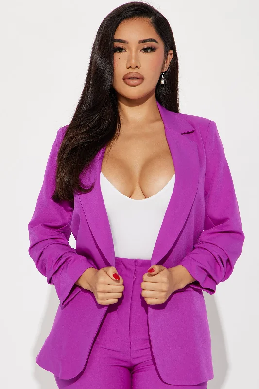 Weekday Babe Blazer Set - Purple