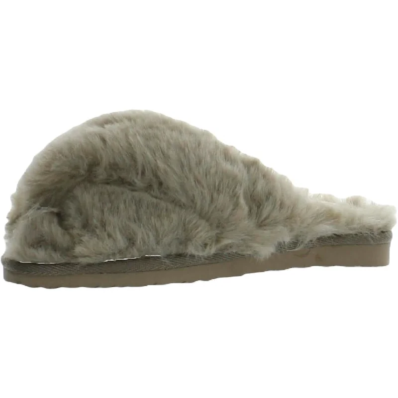 6 Medium / Cedarwood Faux Fur