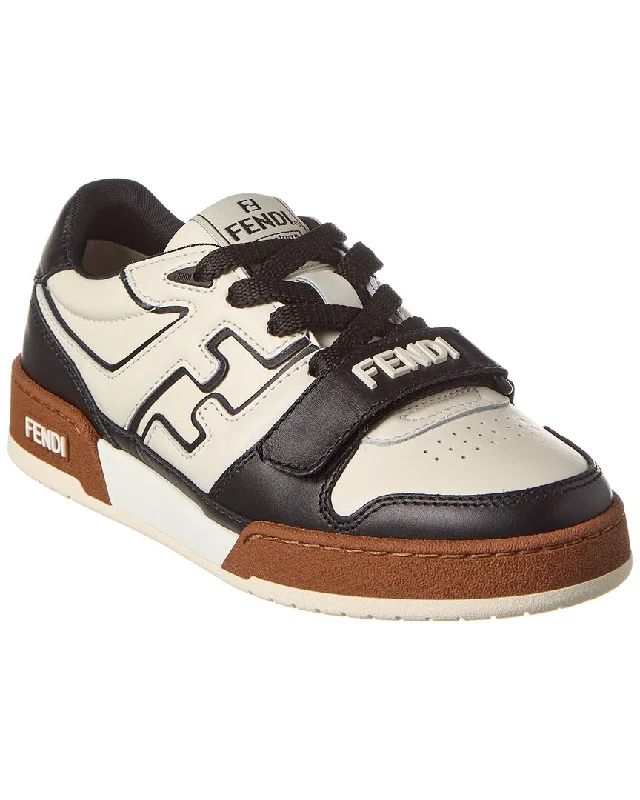 Fendi Match Leather Sneaker