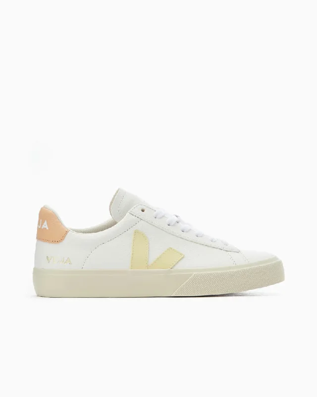 Veja Women's New Campo Sneakers White Sun Peach