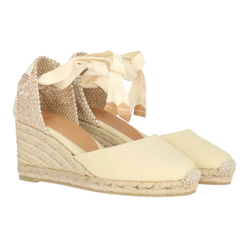 Castaner Womens Ivory Wedge