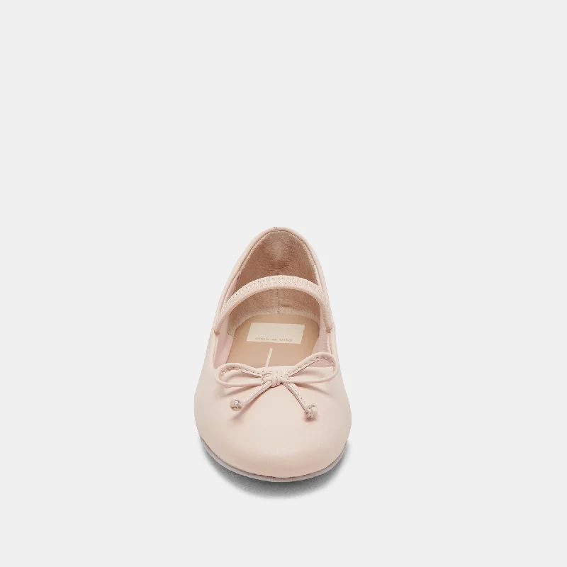 CARIN BALLET FLATS LIGHT PINK LEATHER